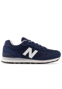Buty męskie New Balance ML515NVY - granatowe. Okazja: na co dzień. Kolor: niebieski. Materiał: zamsz, materiał, syntetyk. Szerokość cholewki: normalna #1