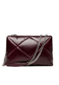 Tory Burch Torebka 169325 Bordowy. Kolor: czerwony. Materiał: skórzane