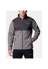 columbia - Kurtka Softshellowa Męska Columbia Ascender. Kolor: szary. Materiał: softshell. Sport: turystyka piesza