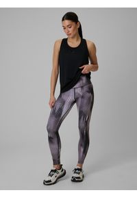 4f - 4F Top loose treningowy szybkoschnący damski - czarny XS. Kolor: czarny. Materiał: tkanina. Sport: fitness, joga i pilates #2