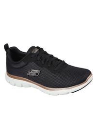 skechers - Buty do chodzenia damskie Skechers Flex Appeal 40. Zapięcie: sznurówki. Kolor: różowy, czarny, wielokolorowy. Materiał: materiał, tkanina. Szerokość cholewki: normalna. Sport: turystyka piesza