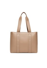 Hugo - HUGO Torebka 50547491 Beżowy. Kolor: beżowy. Materiał: skórzane #5