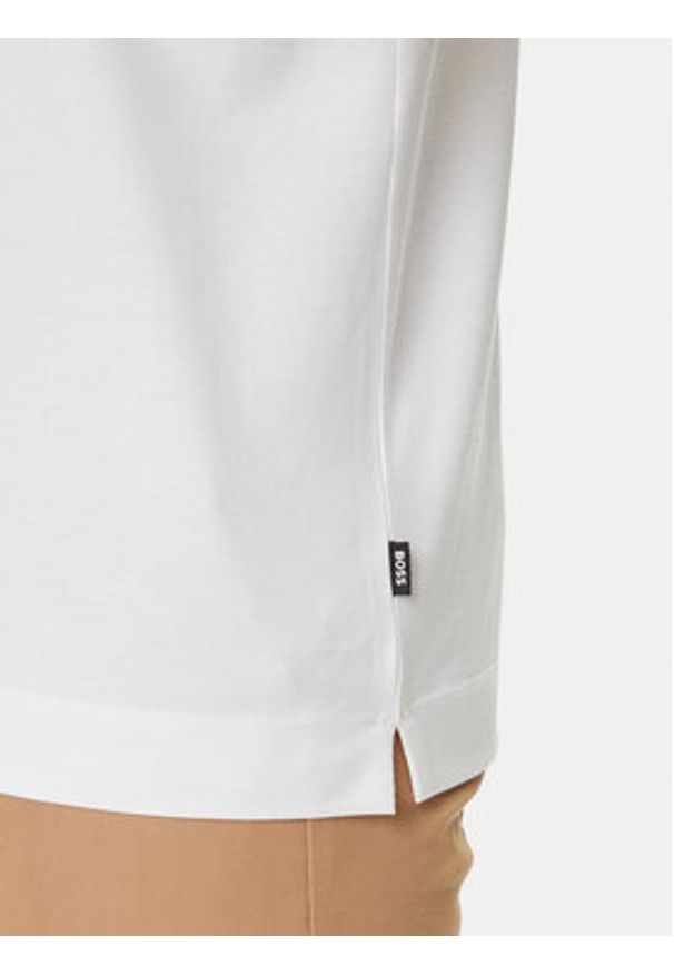 BOSS Polo H-Paras 65 50543880 Biały Regular Fit. Typ kołnierza: polo. Kolor: biały. Materiał: bawełna
