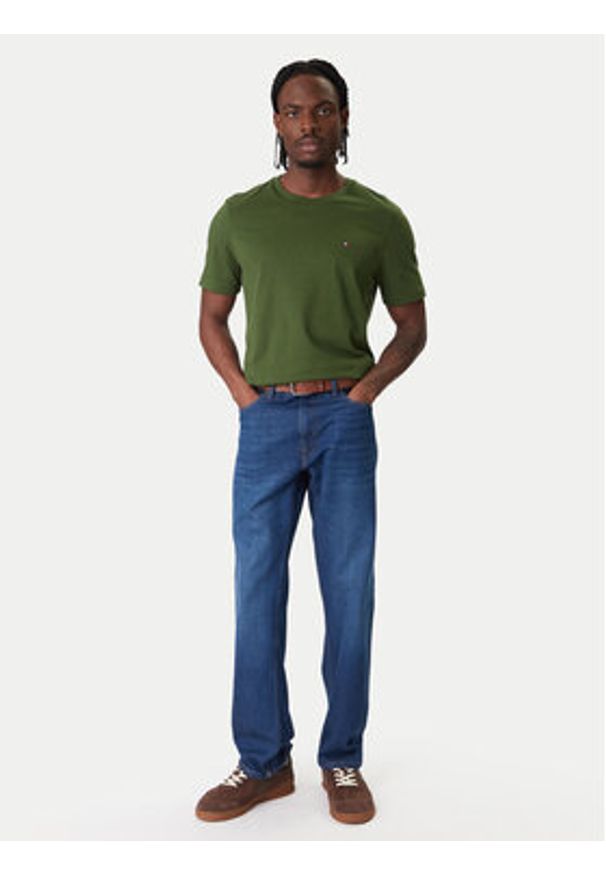 TOMMY HILFIGER - Tommy Hilfiger Jeansy Dover MW0MW42805 Niebieski Straight Fit. Kolor: niebieski