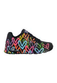 skechers - Damskie obuwie sportowe Skechers Highlight Love, czarny. Okazja: na co dzień, na spacer. Kolor: czarny. Sport: turystyka piesza