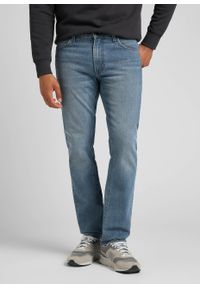 Lee - LEE DAREN ZIP FLY MĘSKIE SPODNIE JEANSOWE STORM CLOUD L707PTFL 112321984. Okazja: na spotkanie biznesowe, do pracy. Styl: klasyczny, biznesowy, elegancki