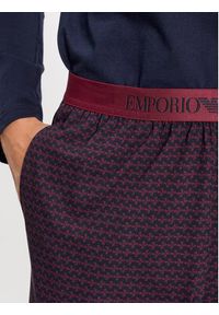 Emporio Armani Underwear Piżama 111791 3F567 58836 Granatowy Regular Fit. Kolor: niebieski. Materiał: bawełna, syntetyk