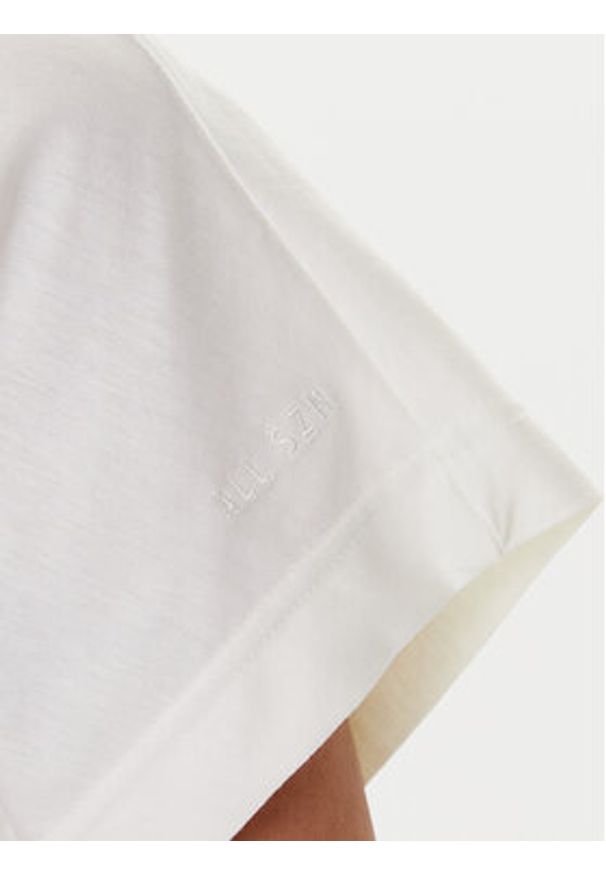 Adidas - adidas T-Shirt ALL SZN JJ1243 Biały Regular Fit. Kolor: biały. Materiał: bawełna