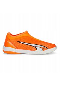 Buty chłopiec, dziewczynka Puma Buty piłkarskie Puma Ultra Match LL IT Mid Jr. Kolor: pomarańczowy. Sport: piłka nożna