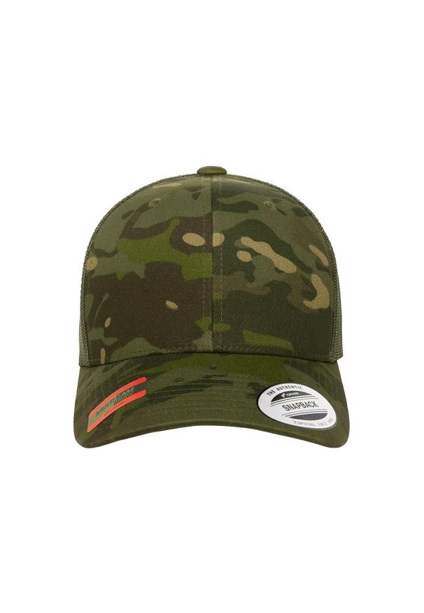 FLEXFIT - YP Classics Retro Trucker Cap. Kolor: zielony. Styl: retro