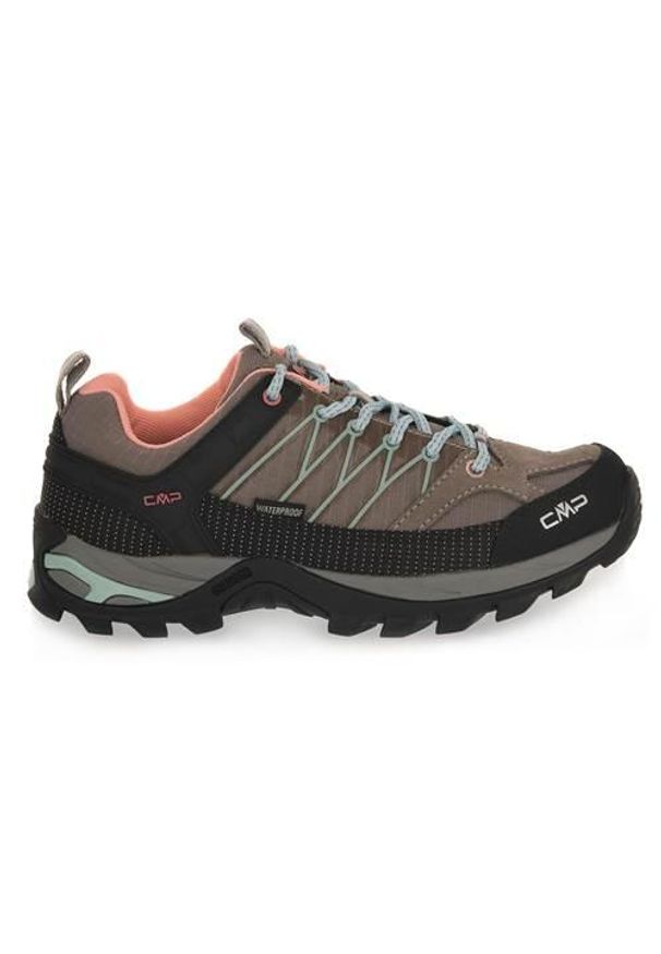 Buty trekkingowe damskie CMP Rigel Low. Zapięcie: sznurówki. Kolor: brązowy. Materiał: materiał. Szerokość cholewki: normalna. Styl: sportowy