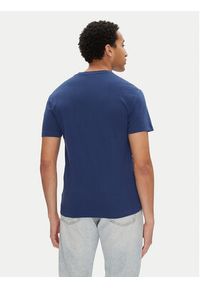 Polo Ralph Lauren T-Shirt 710740727092 Granatowy Custom Slim Fit. Typ kołnierza: polo. Kolor: niebieski. Materiał: bawełna #4