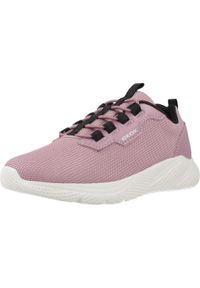Geox - Kapcie GEOX J SPRINTYE GIRL Rose. Kolor: czarny, różowy, wielokolorowy. Materiał: syntetyk, tkanina. Sport: turystyka piesza