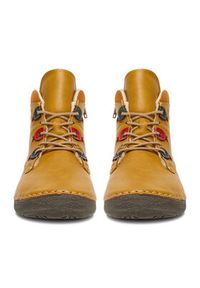 Rieker Trzewiki 52544-68 Żółty. Kolor: żółty. Materiał: materiał, syntetyk #3