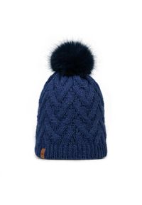 Buff - Czapka BUFF KNITTED & FLEECE BAND BEANIE CARYN MIDNIGHT. Kolor: niebieski. Sezon: zima. Styl: sportowy #1