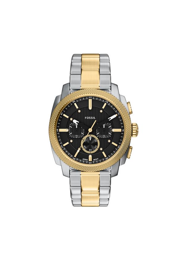 Fossil Zegarek Machine Chrono FS6159 Złoty. Kolor: złoty