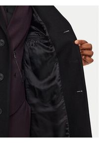 Hugo Płaszcz wełniany Migor 2441 50528793 Czarny Slim Fit. Kolor: czarny. Materiał: wełna #6