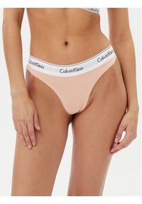 Calvin Klein Underwear Stringi 0000F3786E Pomarańczowy. Kolor: pomarańczowy