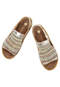 Kolorowe Sandały Plecionka Armodo Stylowe Obuwie Damskie. Okazja: na spacer, na co dzień. Zapięcie: pasek. Wzór: kolorowy. Sezon: lato. Styl: elegancki #5