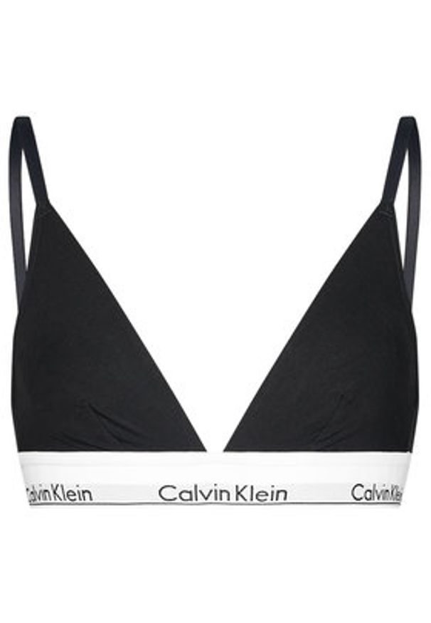 Calvin Klein Underwear Biustonosz braletka 000QF1061E Czarny. Kolor: czarny. Materiał: bawełna