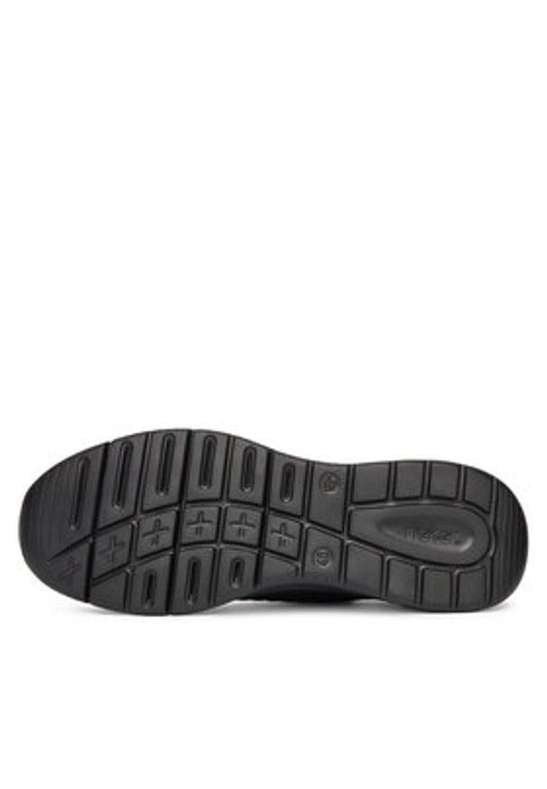 Rieker Sneakersy B7365-00 Czarny. Kolor: czarny. Materiał: materiał