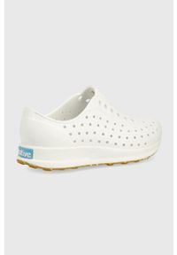 Native tenisówki dziecięce kolor biały. Nosek buta: okrągły. Kolor: biały. Materiał: materiał, guma. Wzór: motyw zwierzęcy #3