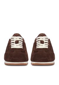 Gino Rossi - GINO ROSSI Sneakersy C-GR025 Brązowy. Kolor: brązowy. Materiał: zamsz, skóra #5