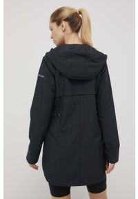 columbia - Columbia kurtka przeciwdeszczowa damska kolor czarny przejściowa. Kolor: czarny