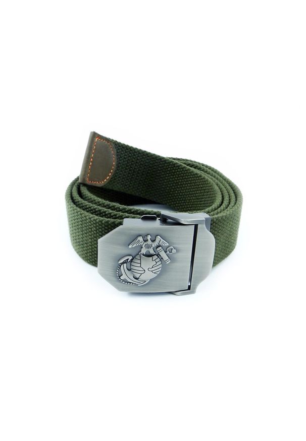 MFH MAX FUCHS - Pasek parciany USMC 110 cm. Kolor: zielony