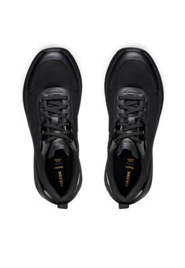 Geox Sneakersy D Xtors D551FD 01454 C9997 Czarny. Kolor: czarny. Materiał: skóra