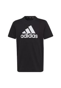 Adidas - Essentials Big Logo Cotton Tee. Kolor: czarny, wielokolorowy, biały