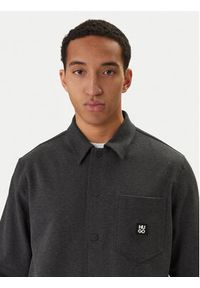 Hugo - HUGO Koszula Enaso 50556440 Szary Oversize. Kolor: szary. Materiał: bawełna #3