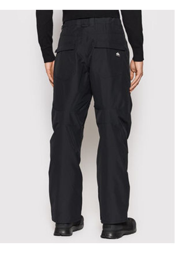 Quiksilver Spodnie snowboardowe Estate EQYTP03146 Czarny Modern Fit. Kolor: czarny. Materiał: syntetyk. Sport: snowboard