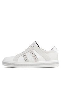 Geox Sneakersy D Leelu' C D16FFC 08522 C1352 Biały. Kolor: biały. Materiał: skóra #5
