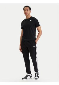 Kappa T-Shirt Banda Coen 303UV10 Czarny Slim Fit. Kolor: czarny. Materiał: bawełna #4