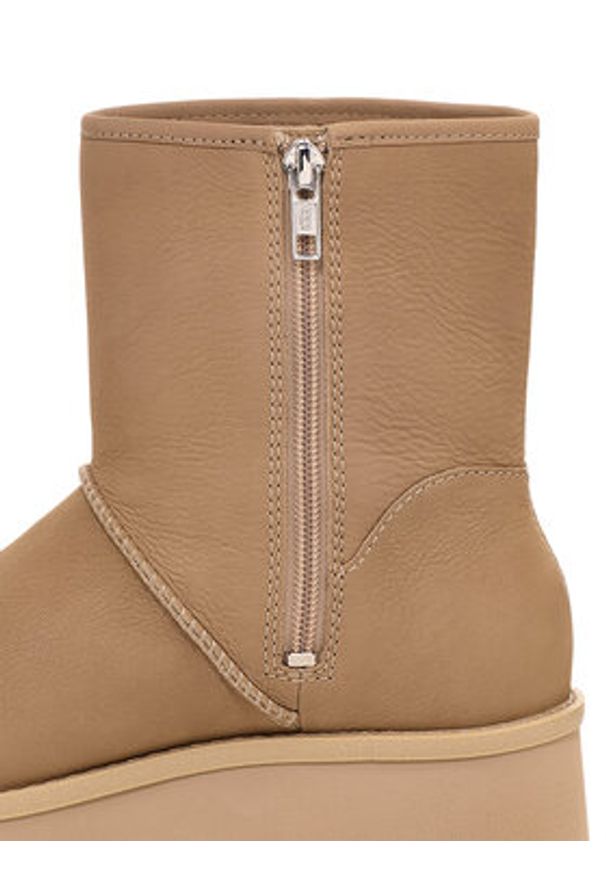 Ugg Botki W Cityfunc Mid 1163030 Beżowy. Kolor: beżowy. Materiał: skóra