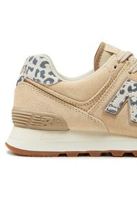 New Balance Sneakersy WL574IH2 Beżowy. Kolor: beżowy. Materiał: skóra, zamsz. Model: New Balance 574 #7