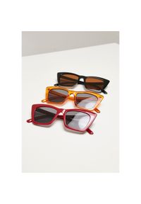 Pary okularów przeciwsłonecznych Urban Classics Tilos (x3). Kolor: czarny, czerwony, wielokolorowy #1