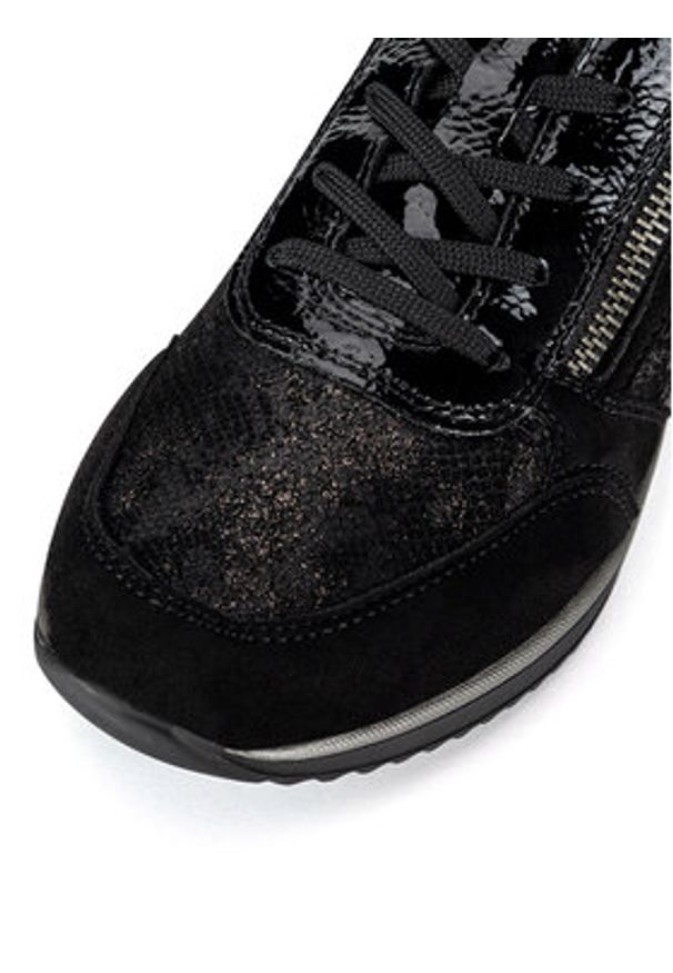 Remonte Sneakersy D2401-02 Czarny. Kolor: czarny. Materiał: materiał