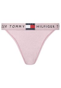 TOMMY HILFIGER - Tommy Hilfiger Stringi UW0UW06095 Różowy. Kolor: różowy. Materiał: bawełna #4