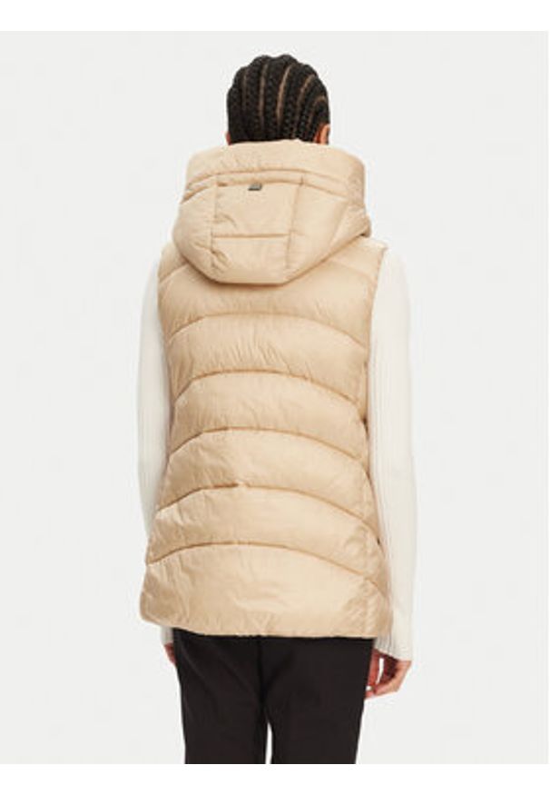 Geox Bezrękawnik Bleyze W5528C T3146 F5262 Beżowy Regular Fit. Kolor: beżowy. Materiał: syntetyk. Długość rękawa: bez rękawów