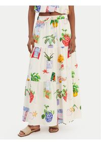Seafolly Spódnica maxi La Boca 55650-SK Écru Regular Fit. Materiał: bawełna #1