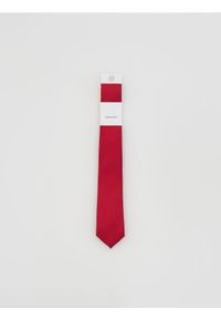 Reserved - Strukturalny krawat - czerwony. Kolor: czerwony #1