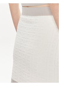 Elisabetta Franchi Spódnica mini GK-98B-42E2-004477 Biały Slim Fit. Kolor: biały. Materiał: syntetyk #4