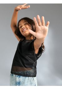 Sinsay - Bluzka - czarny. Kolor: czarny. Materiał: materiał. Długość rękawa: bez rękawów #1