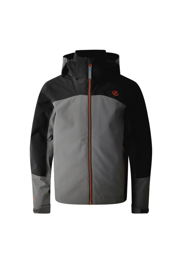 Regatta - Dziecięca/niemowlęca Wodoodporna Kurtka Explore II. Kolor: szary, wielokolorowy, czarny