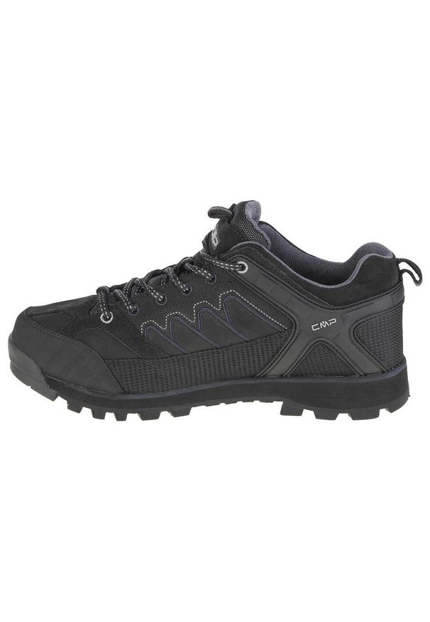 Buty trekkingowe męskie, CMP Moon Low. Kolor: czarny. Materiał: guma, skóra, tkanina, materiał, syntetyk