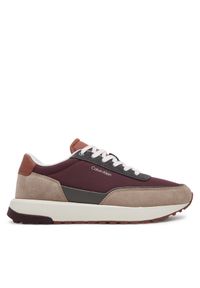 Sneakersy Calvin Klein. Kolor: brązowy