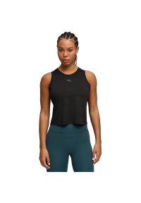 Podkoszulek Puma W Cloudspun Sleeveless Tank, Kobiety. Kolor: czarny. Materiał: poliester, materiał. Sport: fitness