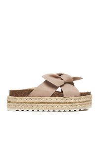 DeeZee Espadryle CT0626-16 Beżowy. Kolor: beżowy. Materiał: materiał #1